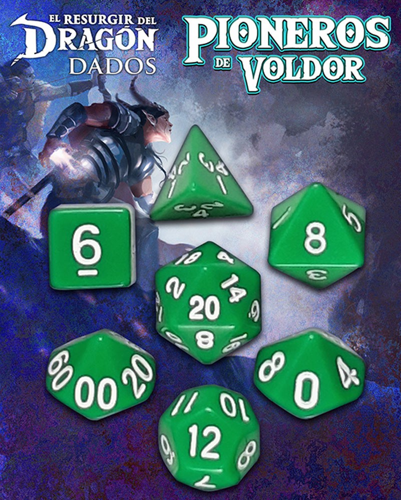 Pioneros de Voldor - Dados: Verde Saurania