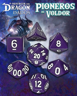 Pioneros de Voldor - Dados: Morado Rocasangrienta