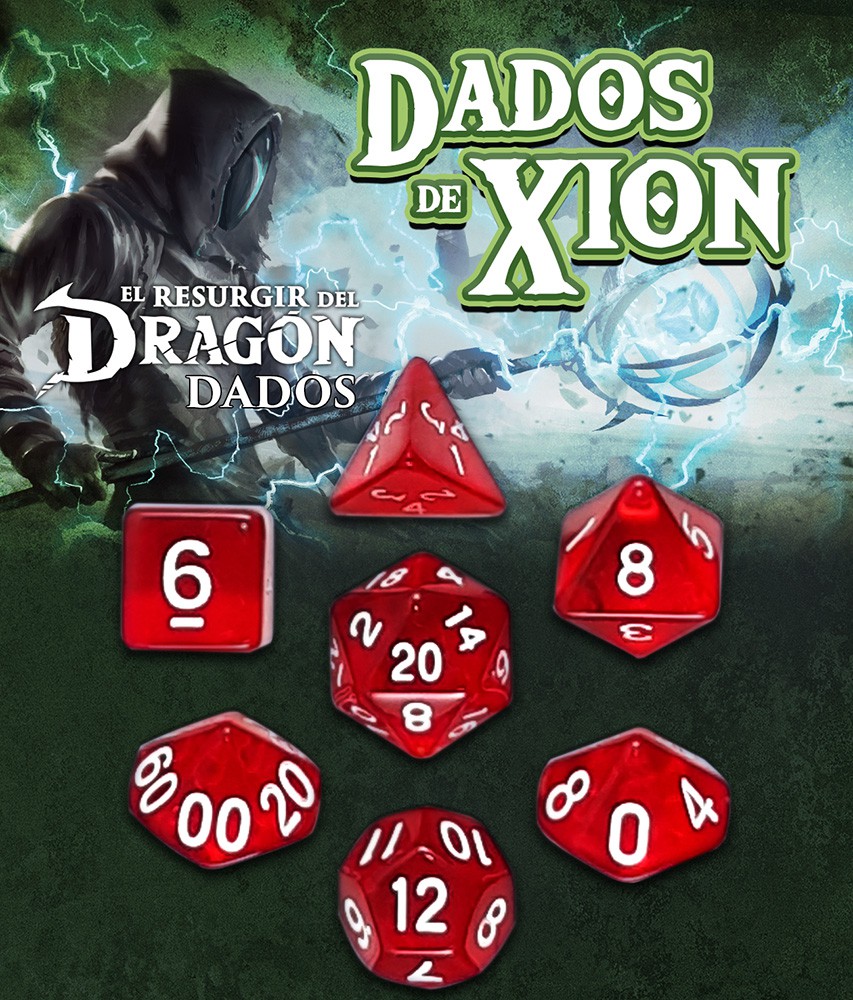 Dados de Xion: Rojo Hirior