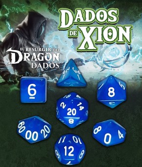 Dados de Xion: Azul Mármeron