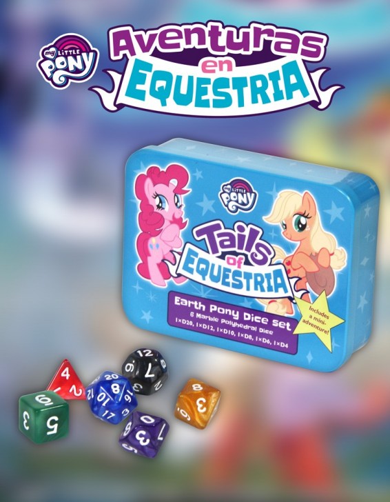 Caja de Dados Terrestre. My Little Pony: Aventuras en Equestria. Caja de Dados Terrestre. My Little Pony: Aventuras en Equestria.