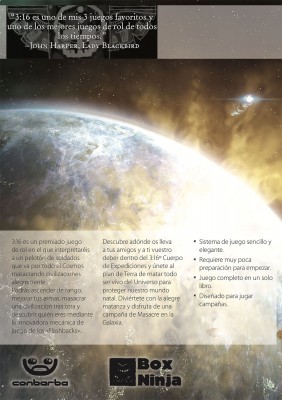 3:16 Masacre en la Galaxia (papel)