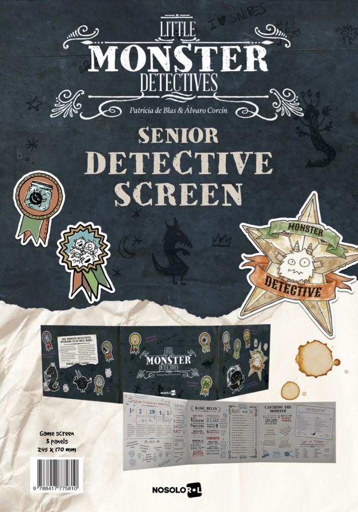 Little Monster Detectives: Senior Detective Screen (papel)