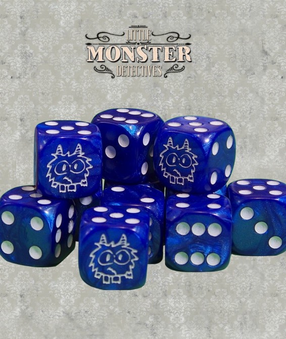 Little Monster Detectives: Custom Dice Set Little Monster Detectives: Custom Dice Set