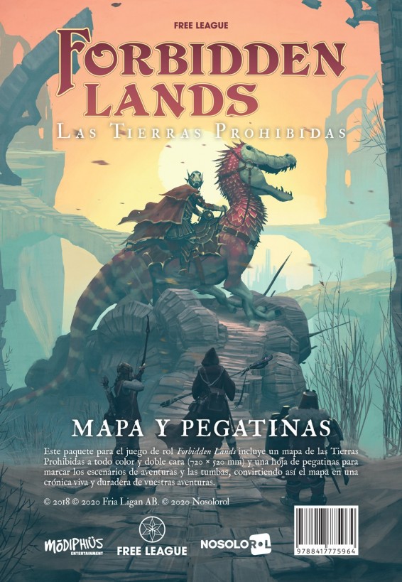 Forbidden Lands: Mapa extra de juego y pegatinas (añadido) Forbidden Lands: Mapa extra de juego y pegatinas (añadido)