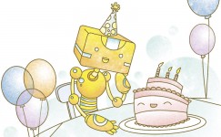 Feliz Cumpleaños Robot
