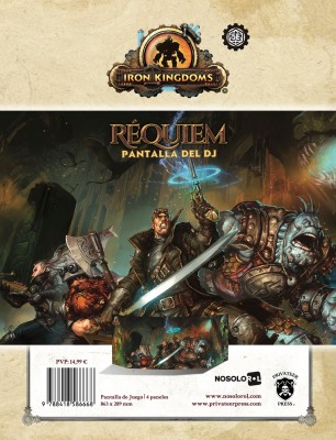 Iron Kingdoms: Pantalla del DJ (pdf)