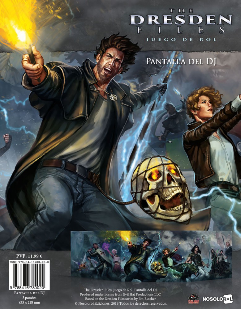 The Dresden Files: Pantalla del DJ