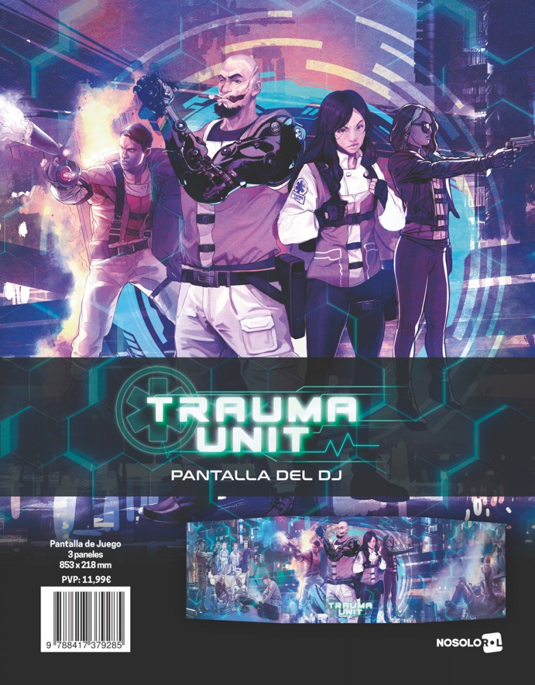 Trauma Unit: Pantalla del DJ (papel)