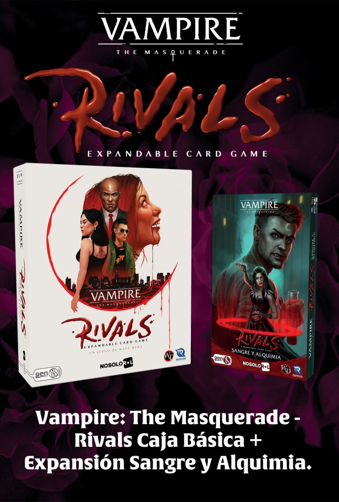 Vampire: The Masquerade - Rivals: Colección de inicio - Caja Básica + Sangre y Alquimia