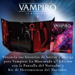 Vampiro: La Mascarada 5a edición. Pantalla del Narrador y Kit de Herramientas (papel)