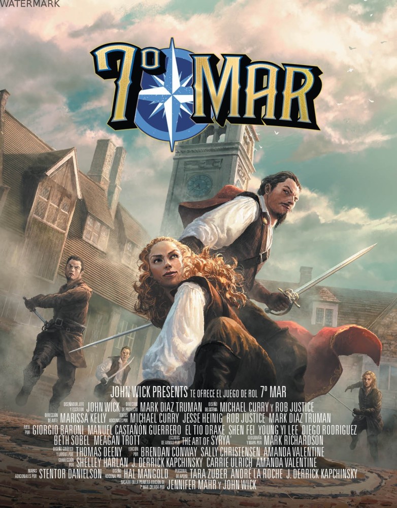 7º Mar juego de rol de espadachines, intrigas, exploración y aventura.