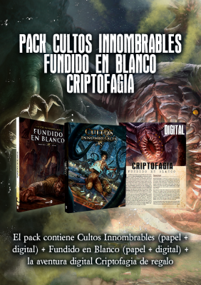 Pack: Cultos Innombrables y Fundido en Blanco (papel)