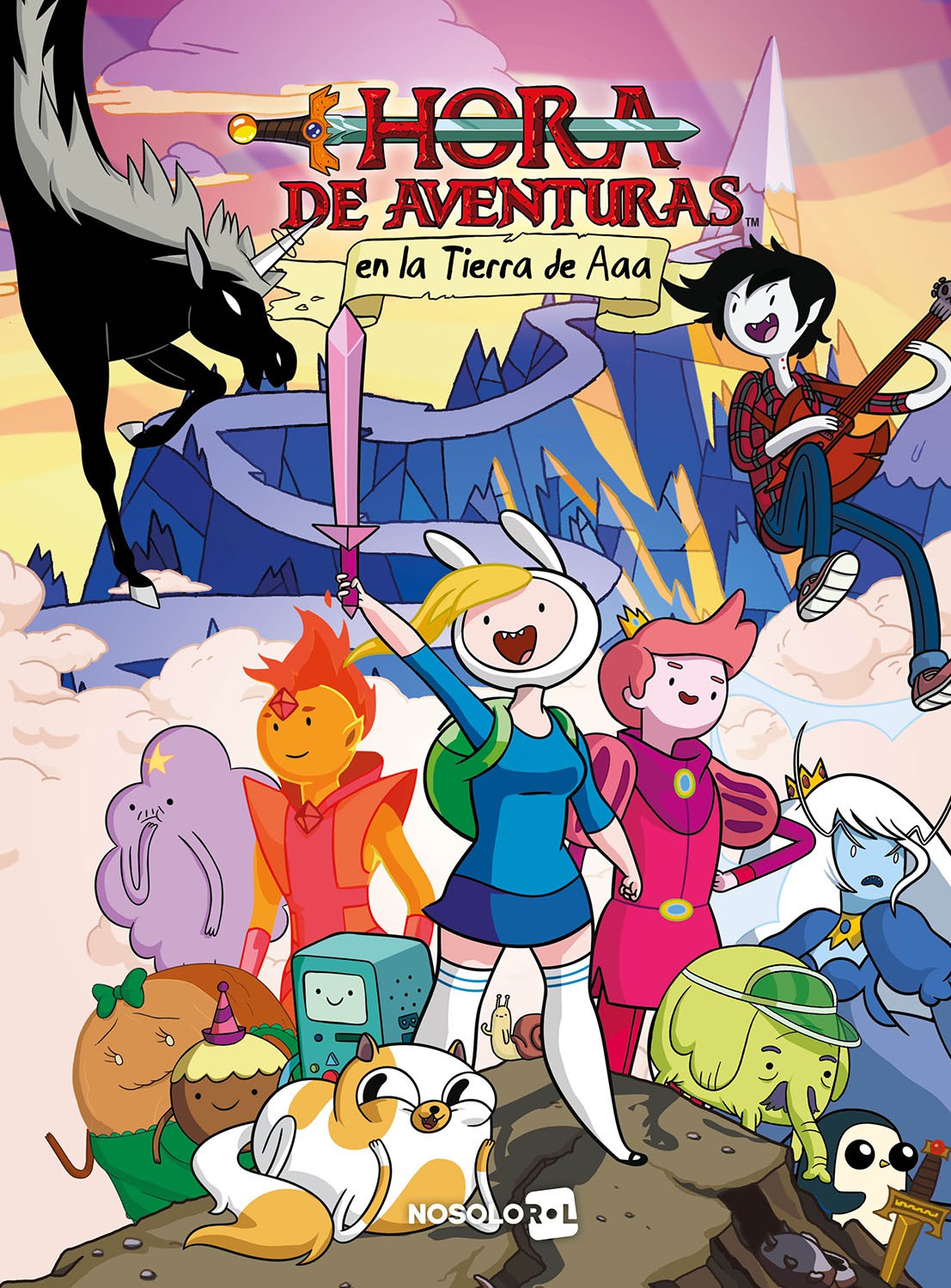 Hora de Aventuras: En la Tierra de Aaa Nosolorol ® HORA DE AVENTURAS. JUEGO DE ROL Alcalá Cómics