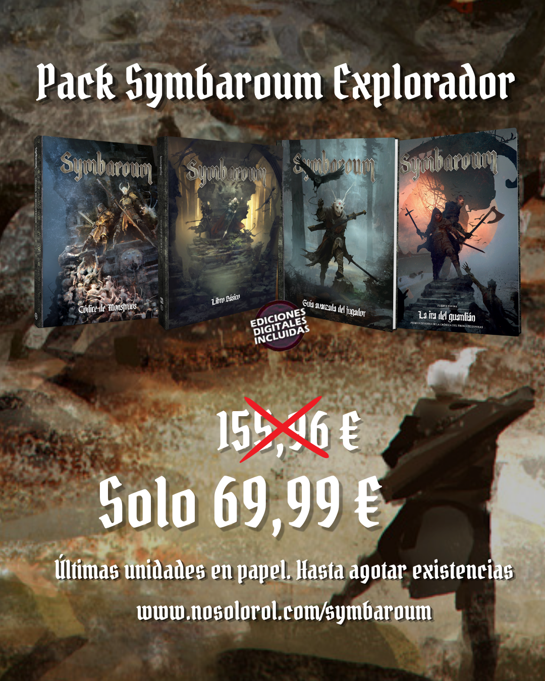 Pack Symbaroum Explorador por solo 69,99€