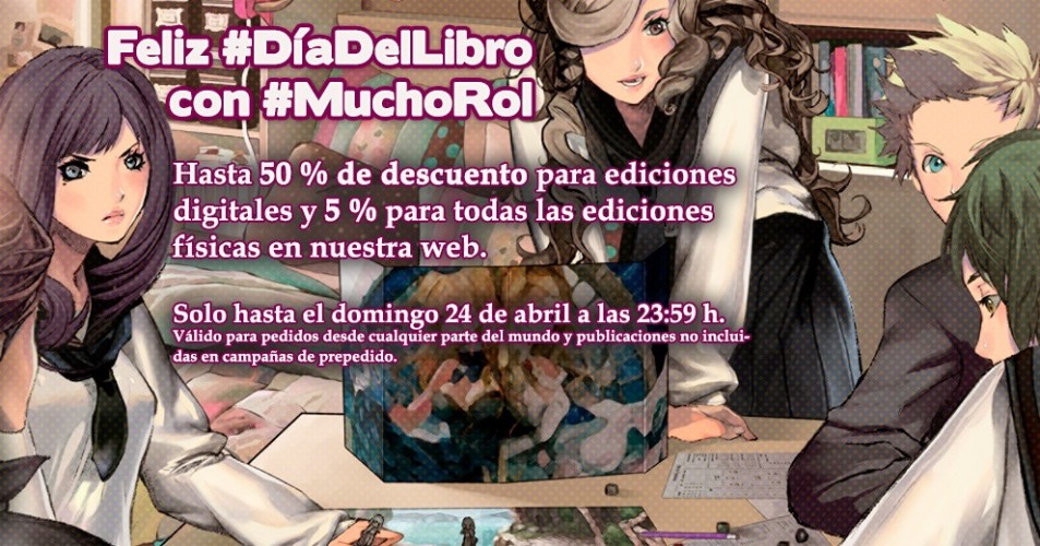 ¡Descuentos por el Día del Libro! Los Juegos de Rol te necesitan más que nunca y nosotros te lo ponemos más fácil