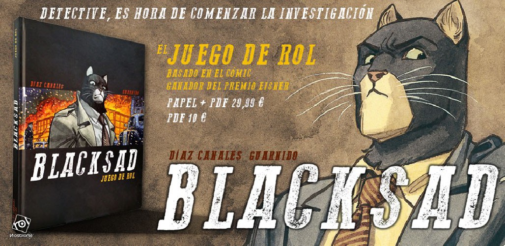 Blacksad: juego de rol ya a la venta