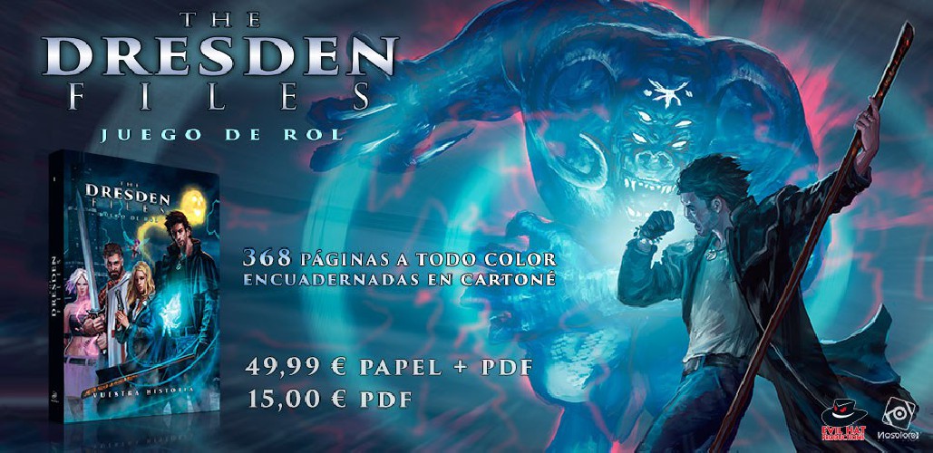 The Dresden Files: Juego de rol, ya a la venta