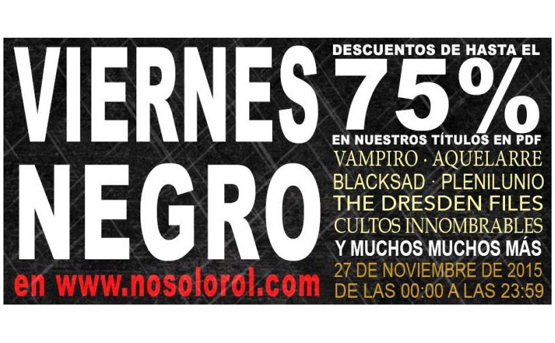 Descuentos en nuestro Viernes Negro