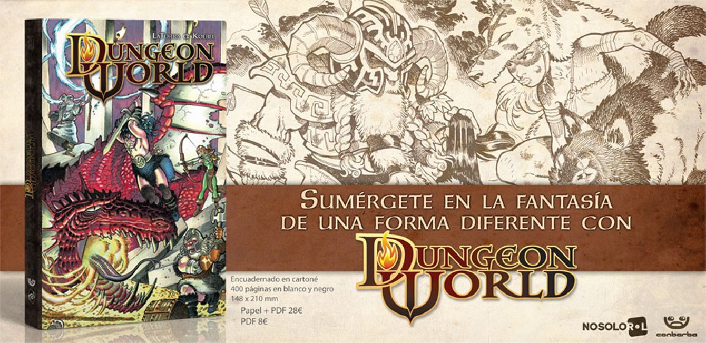 El Bárbaro y el Inmolador llegan a Dungeon World