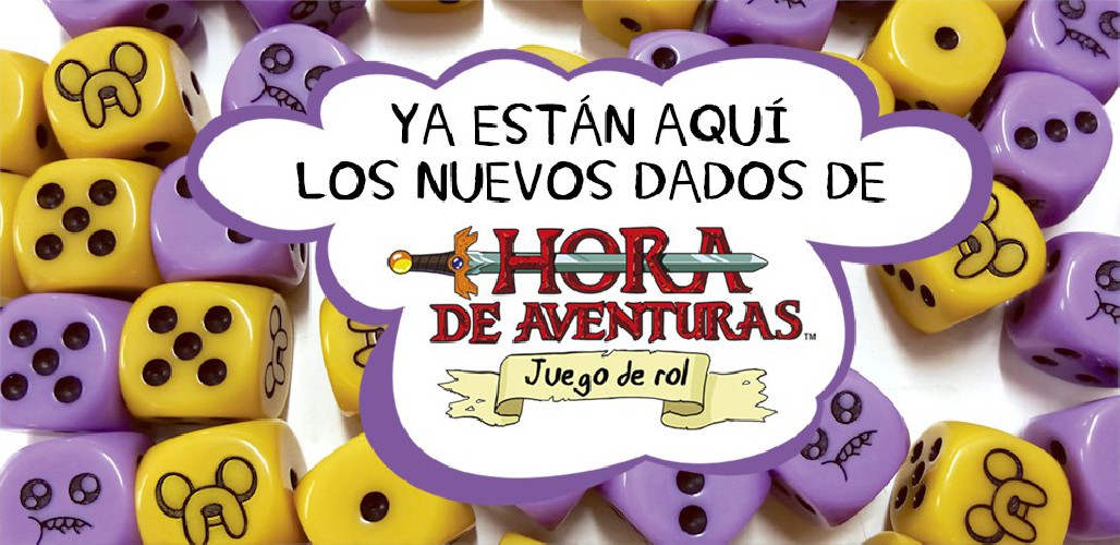 ¡Ya están aquí los dados de Hora de Aventuras!