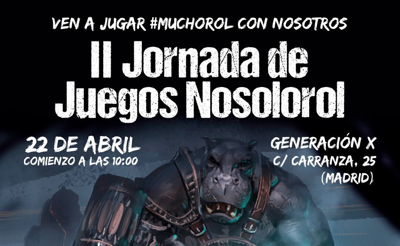 Llega la II Jornada de juegos Nosolorol