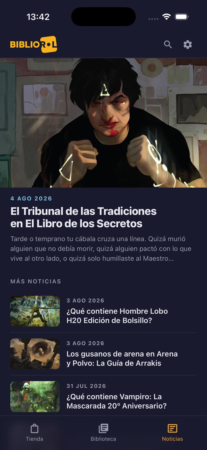 Las novedades de Nosolorol dentro de la app, con la ilustración del artículo