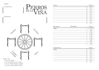 Hoja de personaje (pliego)