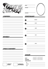 Hojas de Personaje A5