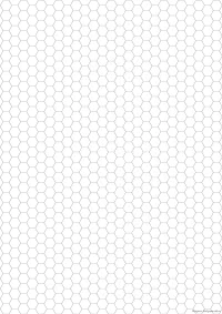 Plantilla de hexagonos 