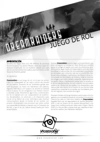 Hoja de juego: Dreamraiders