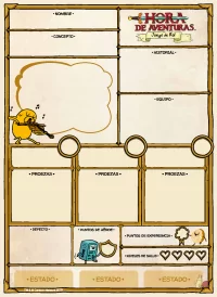 Hoja de personaje (color)