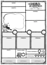 Hoja de personaje (B/N)