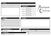 Hoja de Coloso (editable)