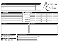 Hoja de Héroe (editable)