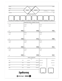 Hoja PJ B/N Symbaroum (Editable)