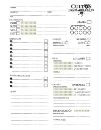 Cultos Innombrables Editable