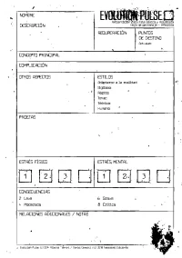 Hoja de personaje – HPerdido