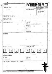 Hoja de personaje – Hyonos