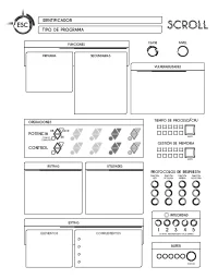 Hoja de personaje BN