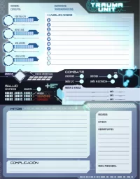 Trauma Unit - Hoja de PJ 