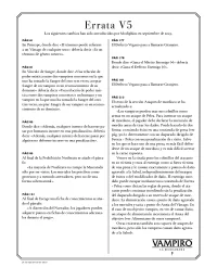 Erratas Septiembre 2019