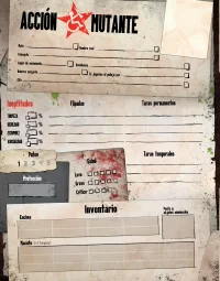 Hoja de Pejota Acción Mutante