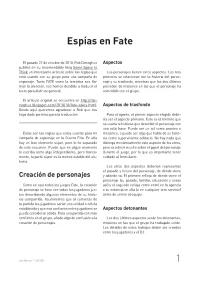 Espías en Fate PDF