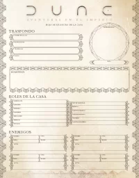 Hoja de registro de Casa