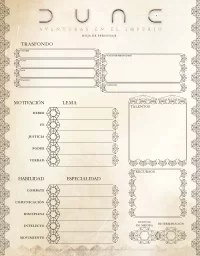 Hoja de personaje