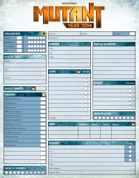 Hoja de personaje color