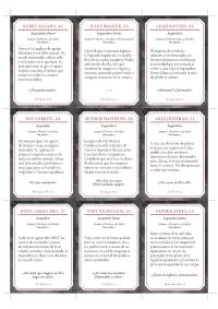 Cartas de Sangre 