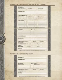 Fading Suns - P. tarjeta PNJ